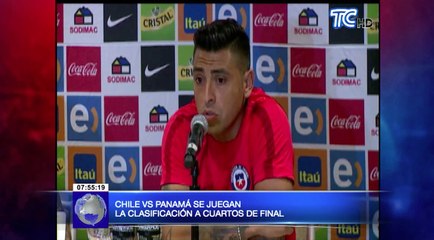 Chile Vs. Panamá se juegan la clasificación a cuartos de final