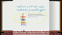 favorite   Ninos y Ninas Que Exploran y Construyen Curriculo Para El Desarrollo Integral En Los