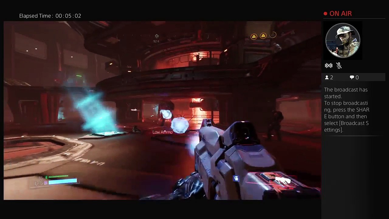 FORTH-SIGHTS playing DOOM its HELL Live PS4 Broadcast (2)