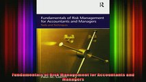 READ book  Fundamentals of Risk Management for Accountants and Managers Full EBook