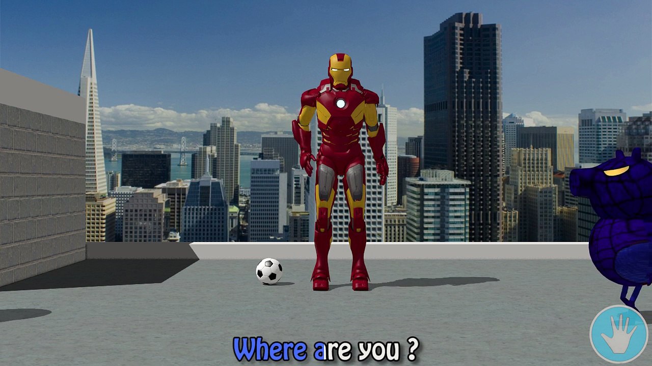 Peppa Pig Spiderman, Iron Man 3D Finger Family | Nursery Rhymes | Five Finger Channel