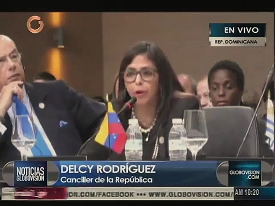 Delcy Rodríguez: Venezuela pide que se discuta el comportamiento de Almagro en la OEA