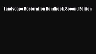 [PDF] Landscape Restoration Handbook Second Edition ebook textbooks