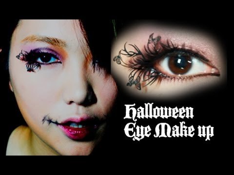 화려하고 아름다운 할로윈 아이 메이크업 Halloween eye-Makeup Tutorial | SSIN