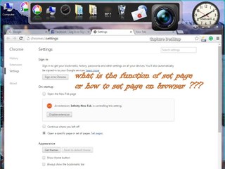 how to set pages on browser.. in urdu