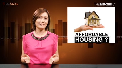 #JUSTSAYING: Affordable housing: The punchline