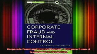 READ book  Corporate Fraud and Internal Control  Software Demo A Framework for Prevention Full EBook