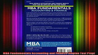 DOWNLOAD FREE Ebooks  MBA Fundamentals Accounting and Finance Kaplan Test Prep Full Free