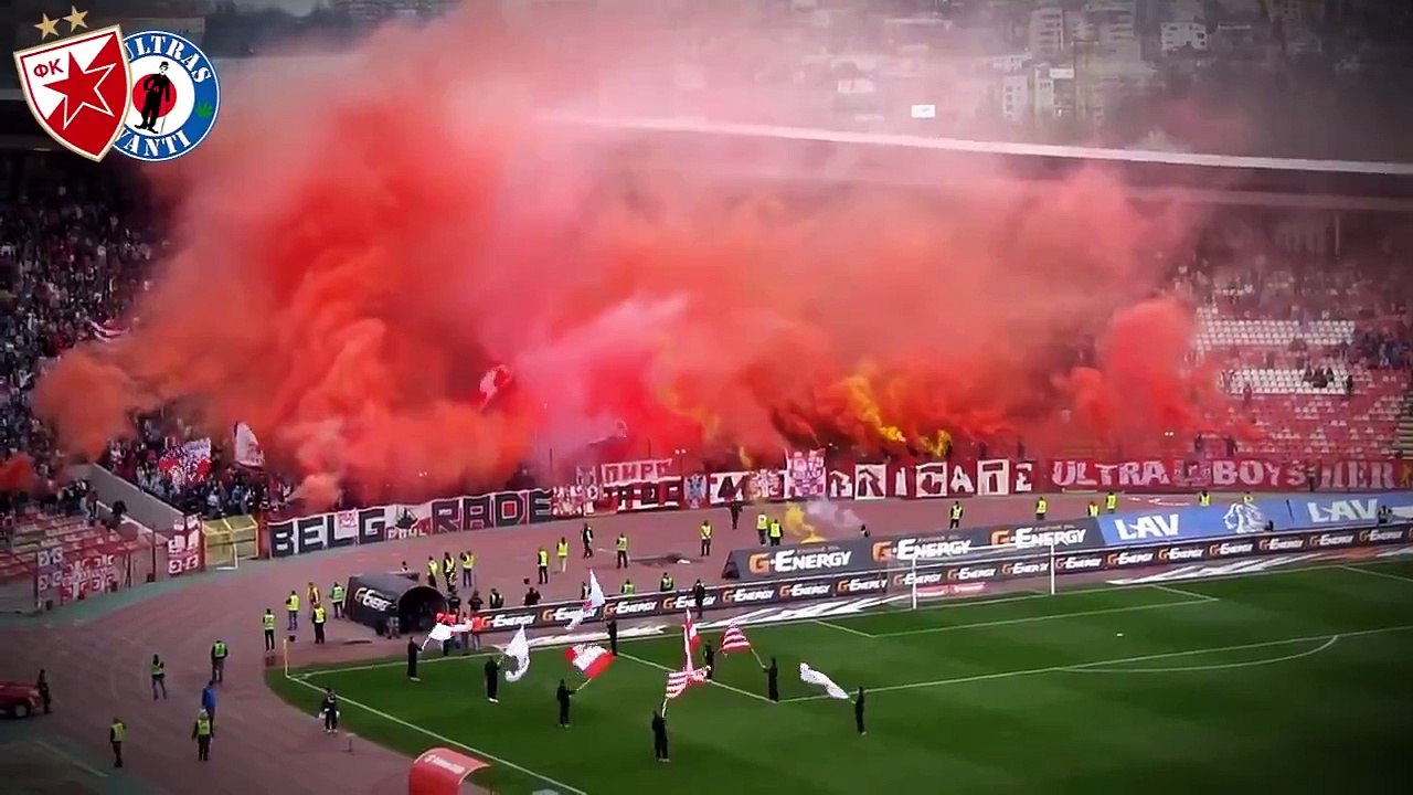 DELIJE   RED STAR BELGRADE ULTRAS   BEST MOMENTS