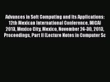 [PDF] Advances in Soft Computing and Its Applications: 12th Mexican International Conference