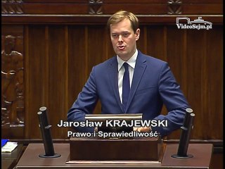 Poseł Jarosław Krajewski - Wystąpienie z dnia 08 czerwca 2016 roku.