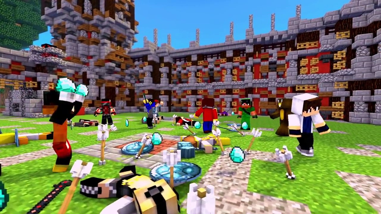 Minecraft Songs  ♪♪Like A Boss♪♪ Castle Raid PART 3 ♪ Minecraft Song and Animation