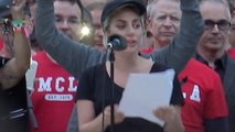 Lady Gaga makes tearful speech at Los Angeles vigil for Orlando victims