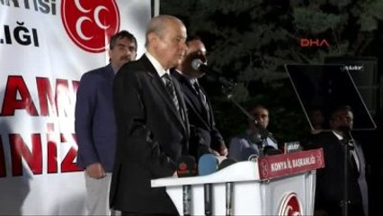 Konya Bahçeli 19 Haziran Dayatması Art Niyetliliktir, MHP'ye Darbe Teşebbüsüdür
