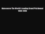 [Read] Autocourse The World's Leading Grand Prix Annual 1989-1990 PDF Free