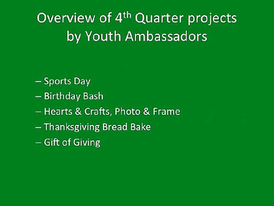 Ambassador Meeting 1 25 15