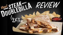 Taco Bell Steak Doubledilla & Diablo Sauce Review  |  HellthyJunkFood