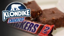 HOW TO MAKE Snickers Klondike Bar & Magic Shell Recipe  |  HellthyJunkFood