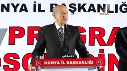 Konya Bahçeli 19 Haziran Dayatması Art Niyetliliktir, MHP'ye Darbe Teşebbüsüdür