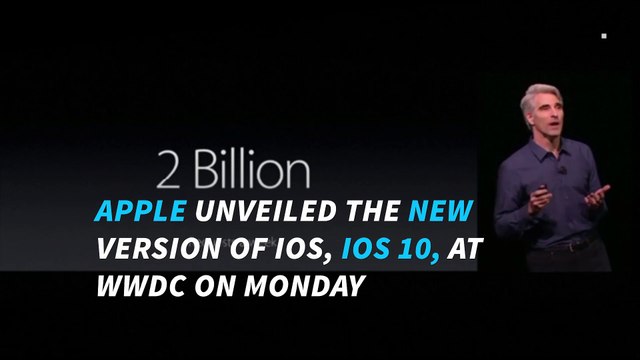 Apple's iOS 10 unveiled at WWDC