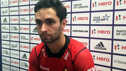 Réaction de Loïck Luypaert après la défaite face à l'Australie