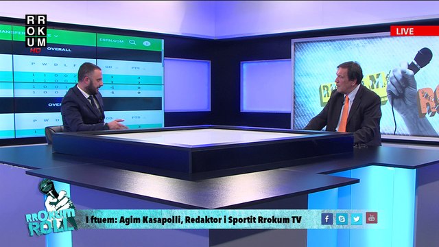 Rrokum Roll: Agim Kasapolli, Redaktor i Sportit Rrokum TV