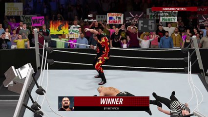 WWE2K16 OMG unexpected moment