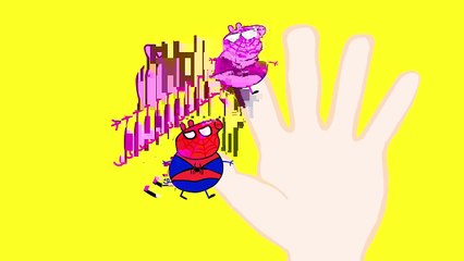 Video herunterladen: Peppa Pig George Crying kidneping SpiderMan Finger Family Nursery Rhymes Lyrics new episode Parody