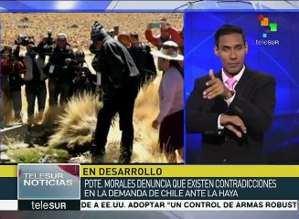 Denuncia Evo Morales contradicciones en demanda de Chile ante La Haya