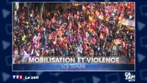 Manifestation contre la loi Travail : 75 000 manifestants pour la police, contre 1 million pour les syndicats !