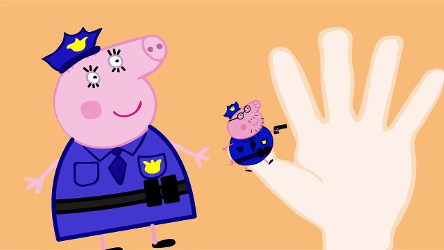 Peppa pig Crying kidneping policeman Finger Family Nursery Rhymes Lyrics new episode Parody