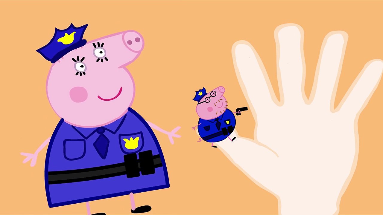 Peppa pig Crying kidneping policeman Finger Family Nursery Rhymes Lyrics new episode Parody