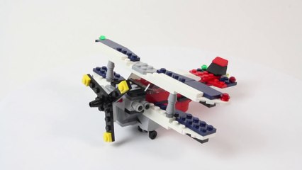 Lego Creator 31020 B-model Biplane - Lego Speed Build
