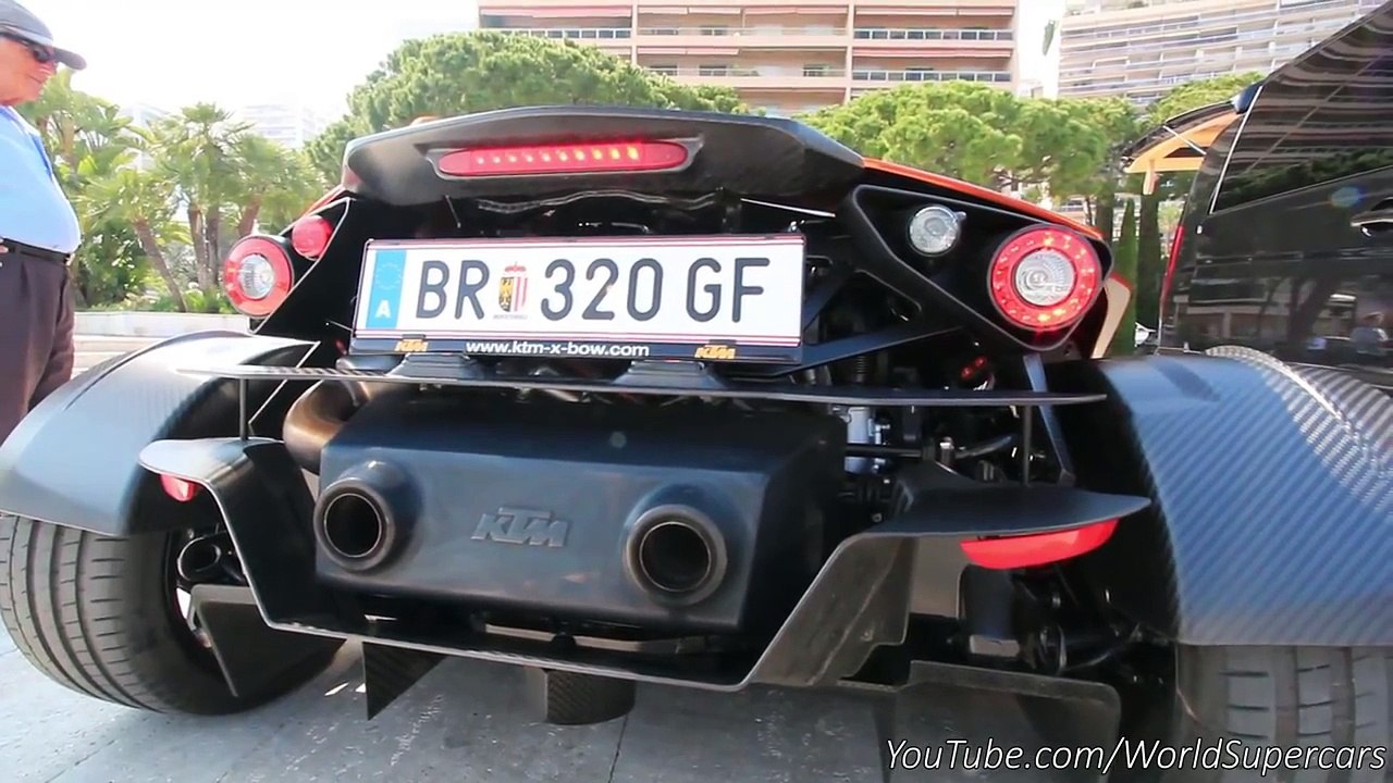 KTM X-BOW GT Test Drive under the RAIN! Burnouts & Wheelspins!