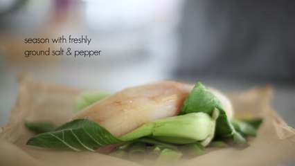 Asian-Inspired Parchment Baked Halibut