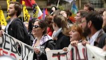 Los sindicatos miden su fuerza con una gran manifestación en París