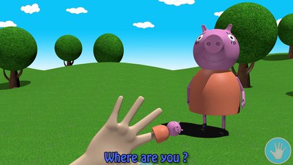 Peppa Pig 3D Finger Family | Nursery Rhymes | Five Finger Channel