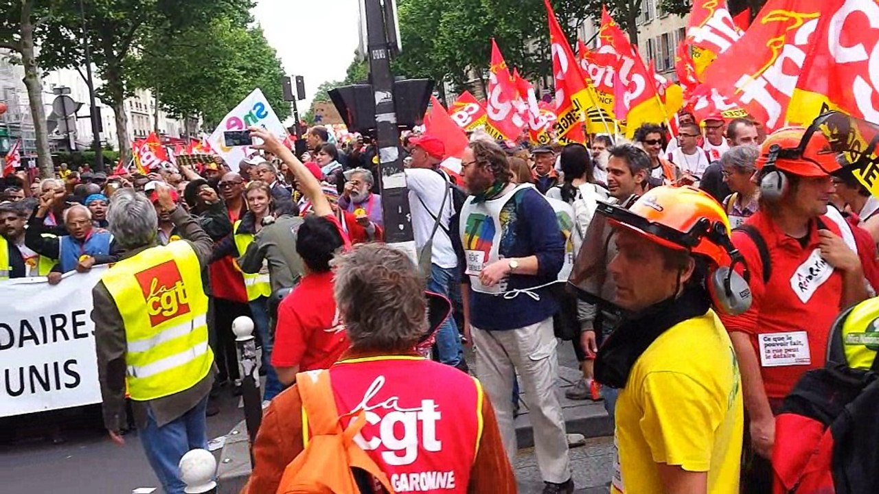 Icaunais à la manifestation à Paris