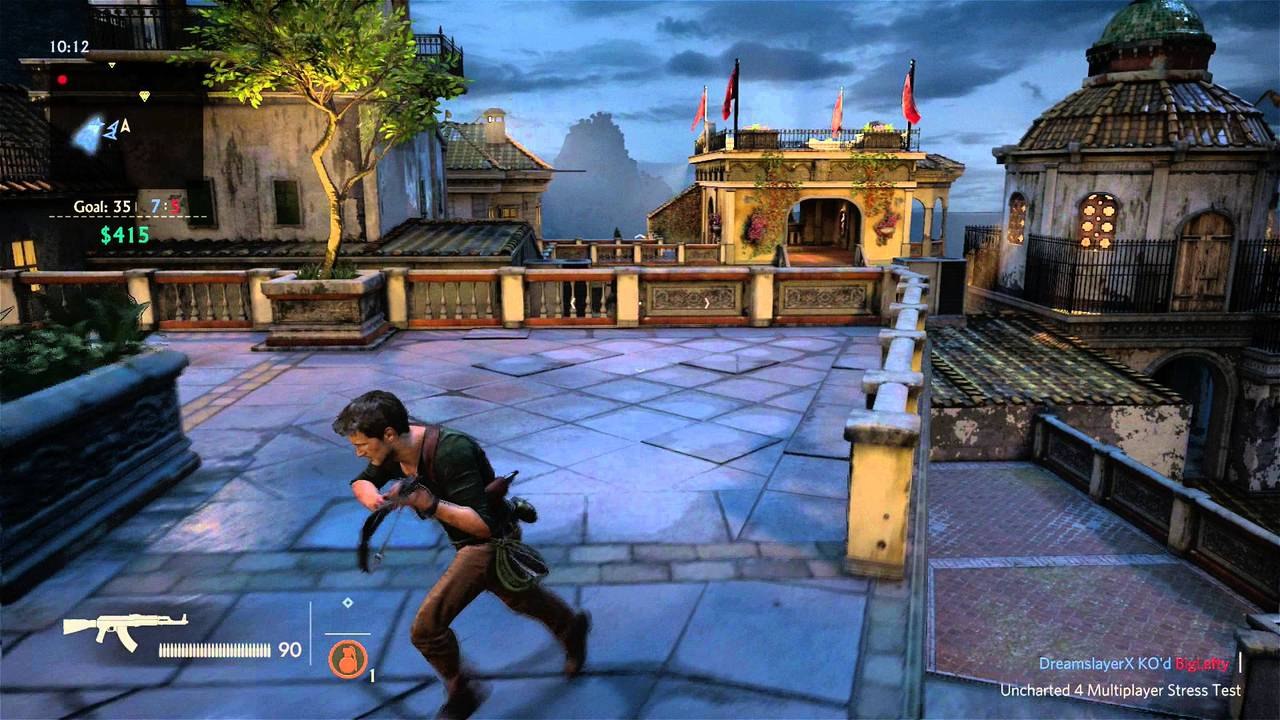 Uncharted 4 Online Beta gameplay part 1: Team Deathmatch on Island
