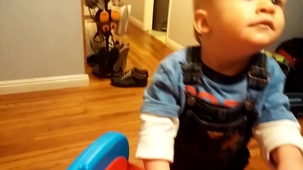 Brody sings "Old McDonald Had A Farm"