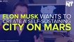 Elon Musk's Martian city