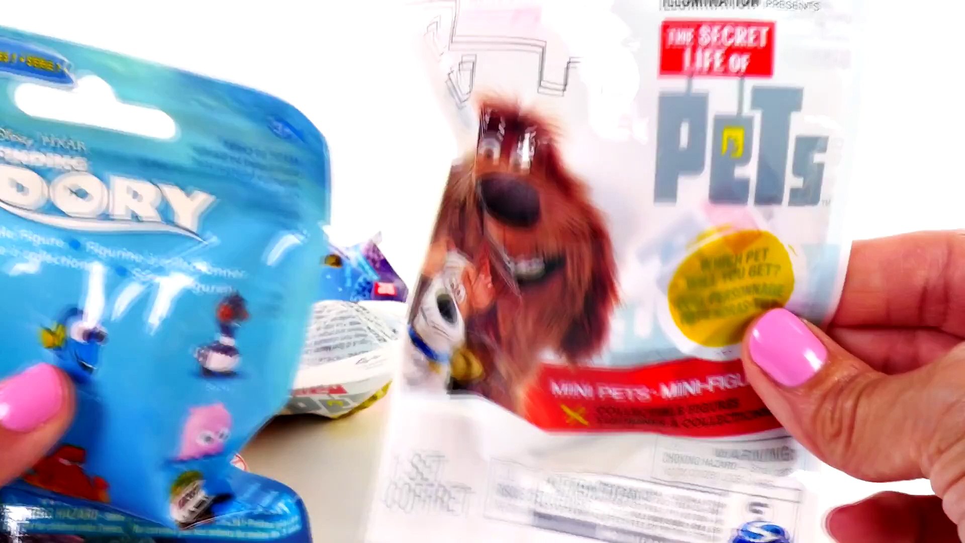 ⁣Finding Dory Secret Life of Pets Blind Bags Surprise Toys - Amy Jo DCTC