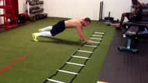 Finisher - Energy system conditioning on an upper body day.  :20 seconds on, :40 seconds off.