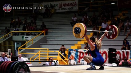 Mattie Rogers (69) - 106kg Snatch + 133kg Clean and Jerk (239kg American Record Total)