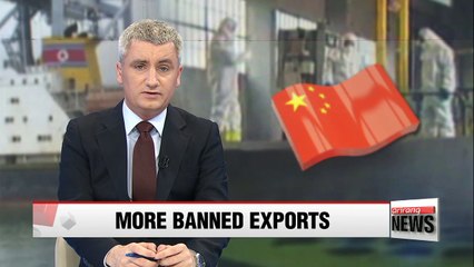 China to ban exports of items that could be used in making nuclear weapons to N. Korea