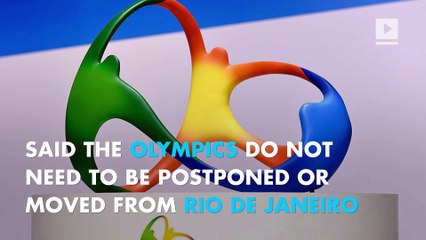 WHO: Zika risk "very low", not need to postpone 2016 Olympics