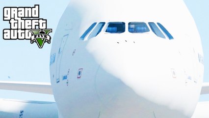 GTA 5 Airbus a380 800 mod
