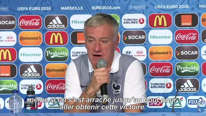 Euro-2016: conférence de presse des Bleus avant l'Albanie