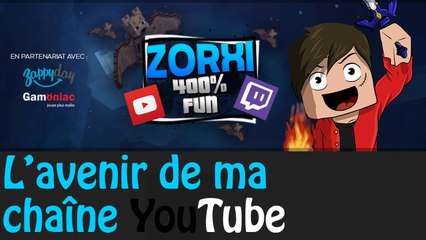 Zlog #12 Avenir de ma chaîne !