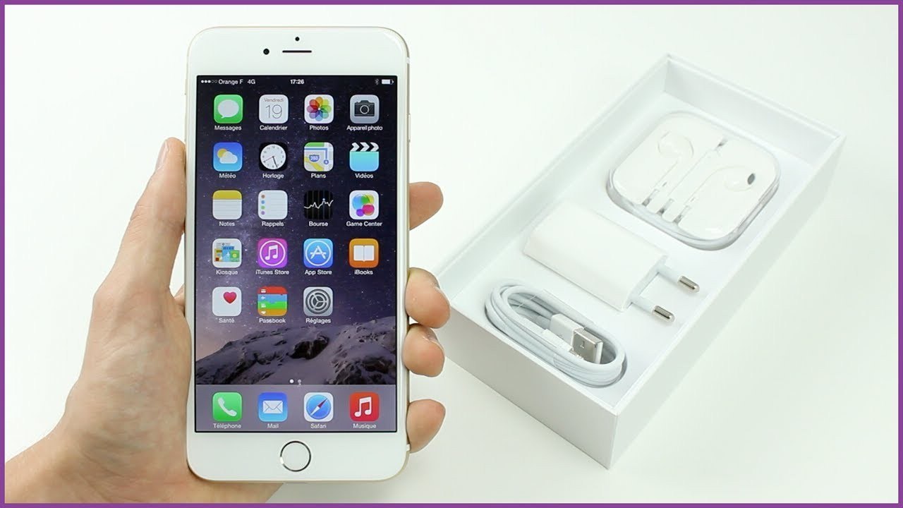 Unboxing iphone 6s plus 64Go !!